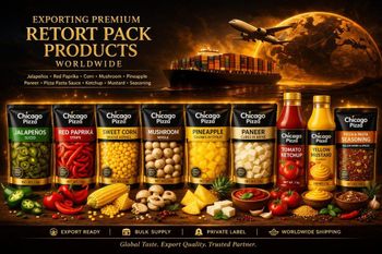 Canned Mushrooms in Retort Pack Tins - Neo Palates Pvt Ltd - India